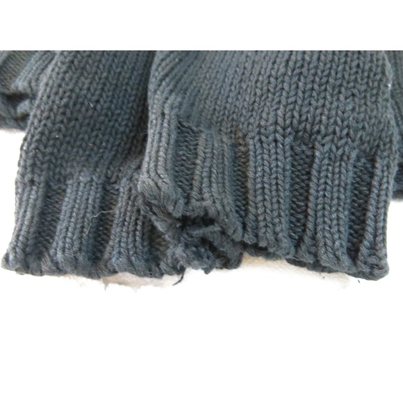 Vtg Liz Wear Embroidered Boxy Crop Sweater Knit Grunge Indie 90s Y2K Cotton - Picture 7 of 8